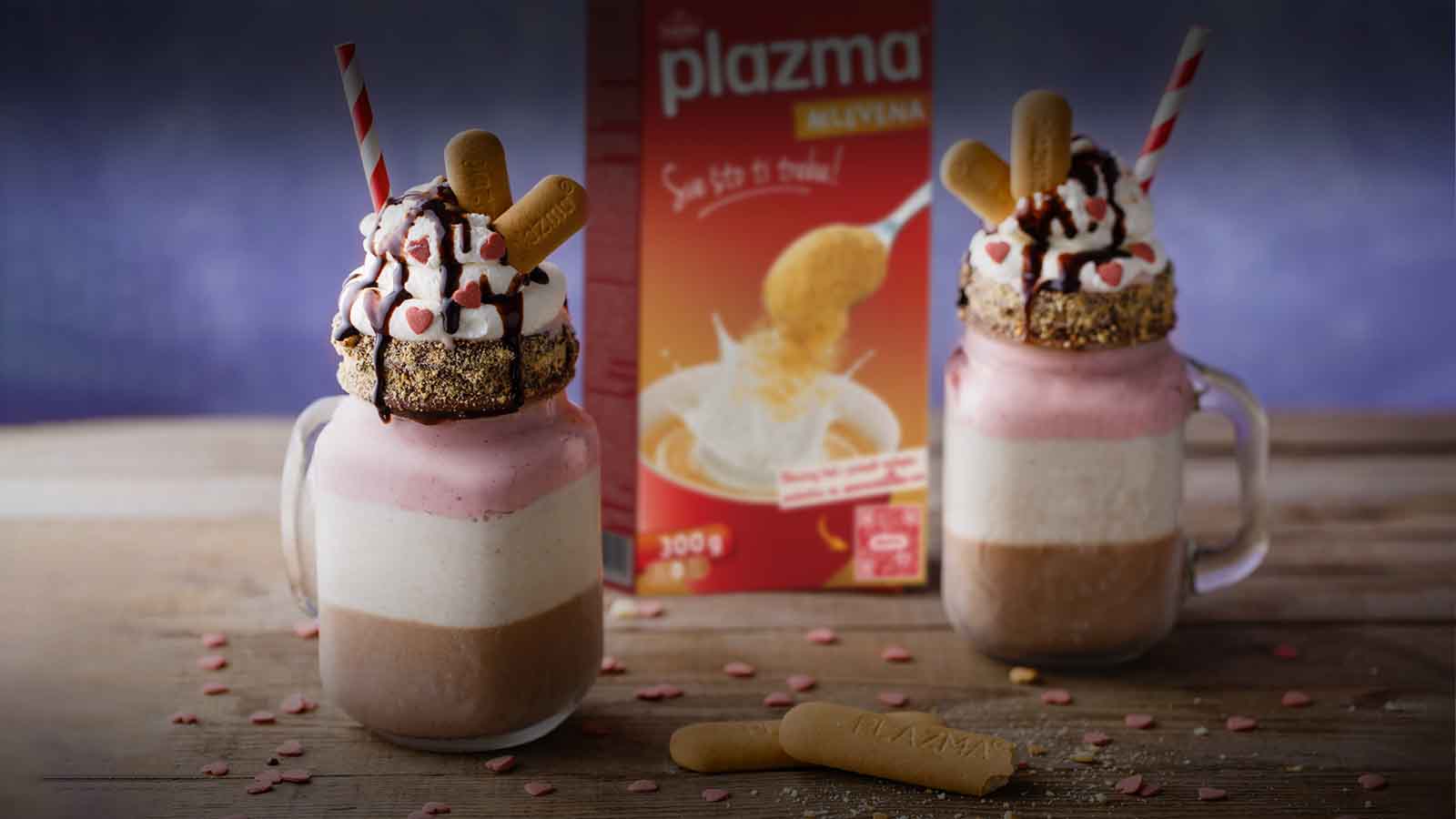 Trobojni Plazma shake